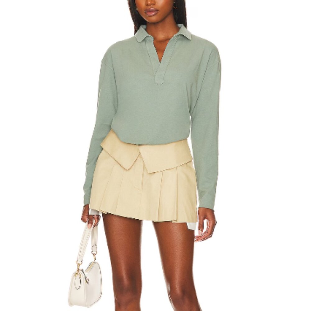 Patrick Popover Henley Frank & Eileen Size: S Color: Sage NWT